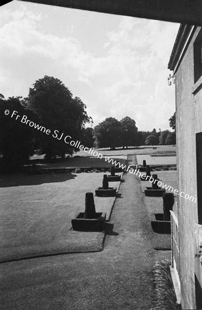 CORBALTON HALL  TERRACE FROM WINDOW OF WEST FRONT